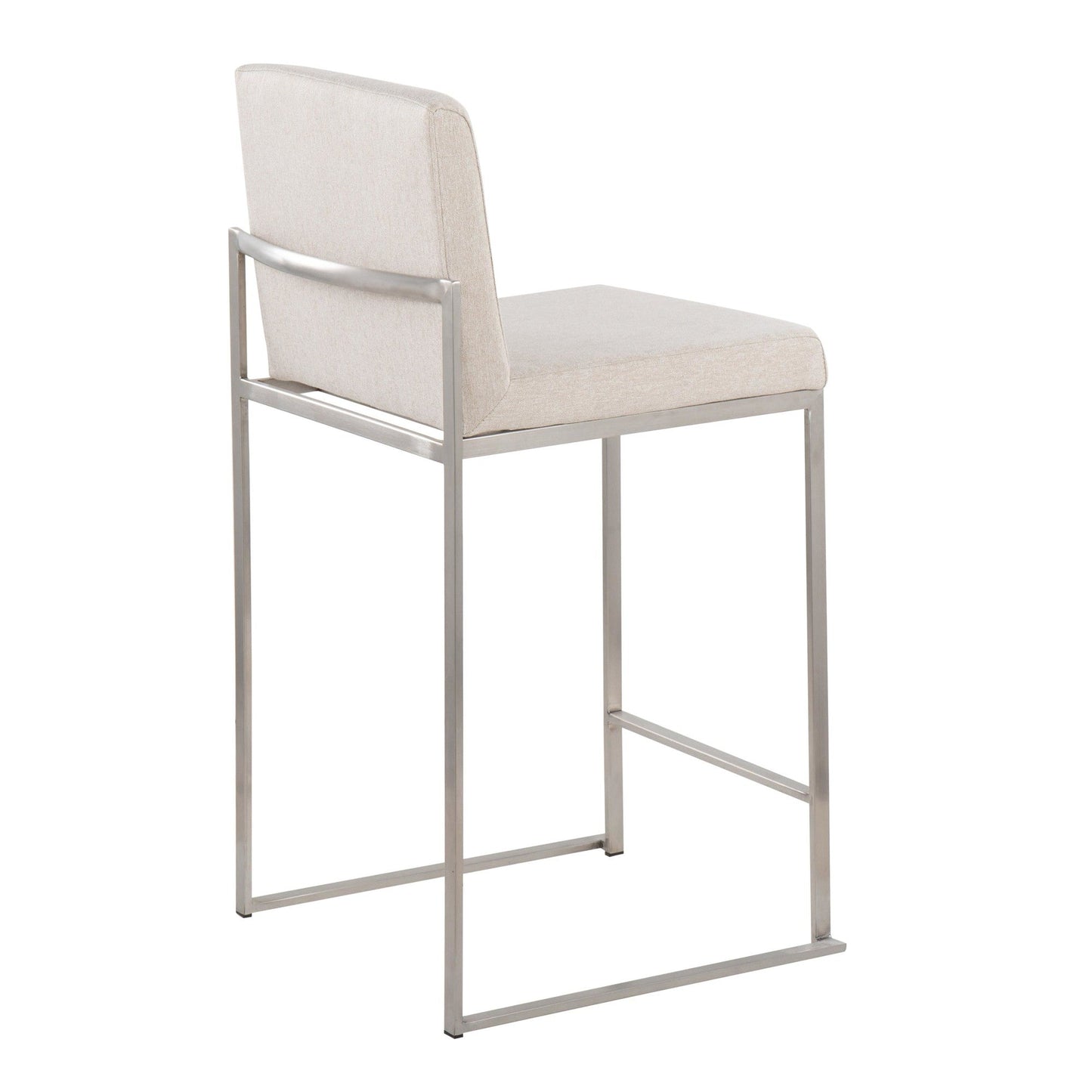 Majestic Office Furniture High Back 26" Fixed-Height Counter Stool - Set of 2