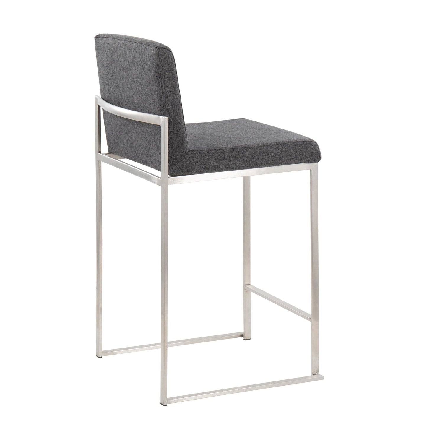 Majestic Office Furniture High Back 26" Fixed-Height Counter Stool - Set of 2