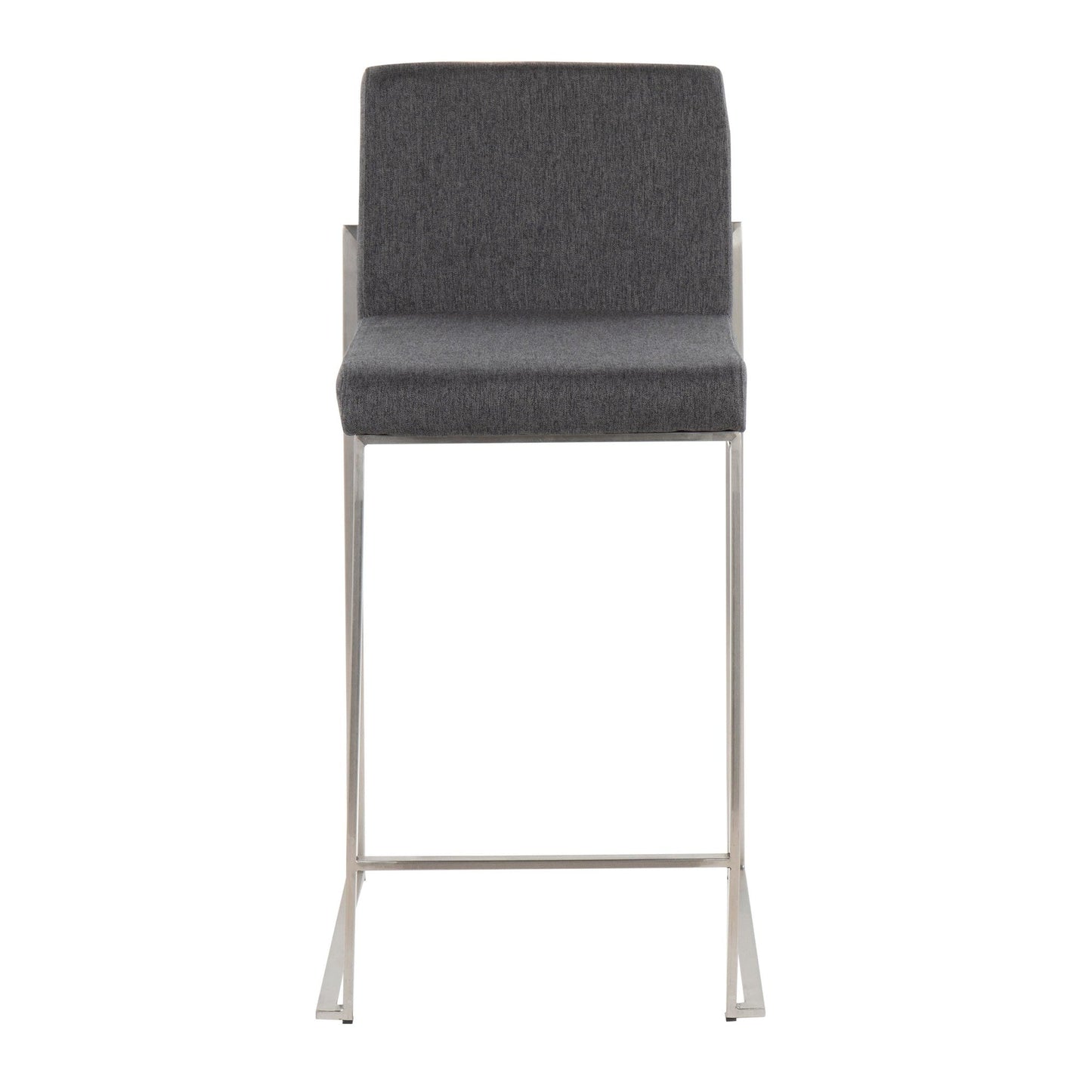 Majestic Office Furniture High Back 26" Fixed-Height Counter Stool - Set of 2