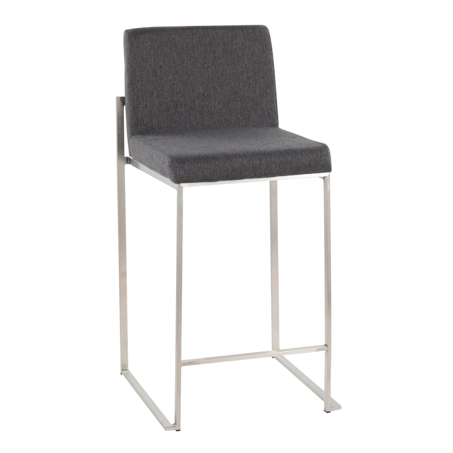 Majestic Office Furniture High Back 26" Fixed-Height Counter Stool - Set of 2