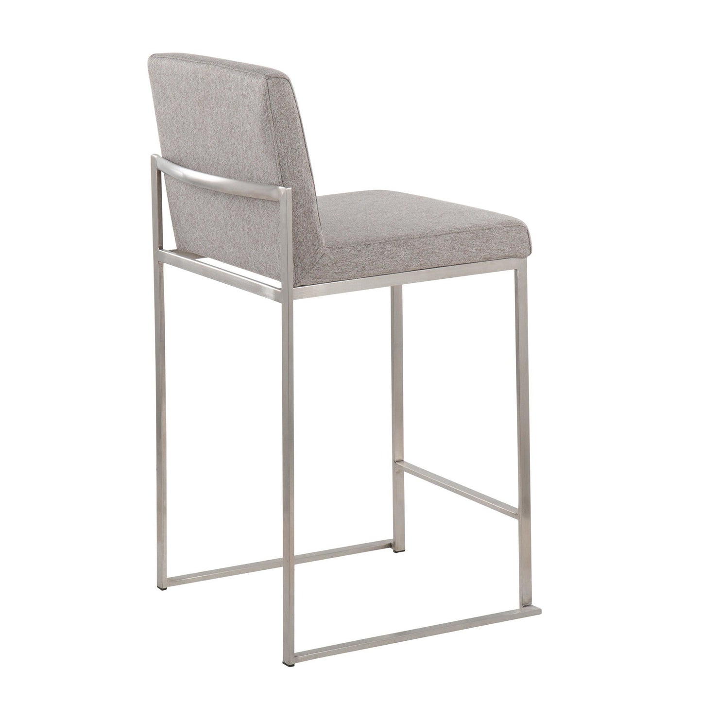 Majestic Office Furniture High Back 26" Fixed-Height Counter Stool - Set of 2