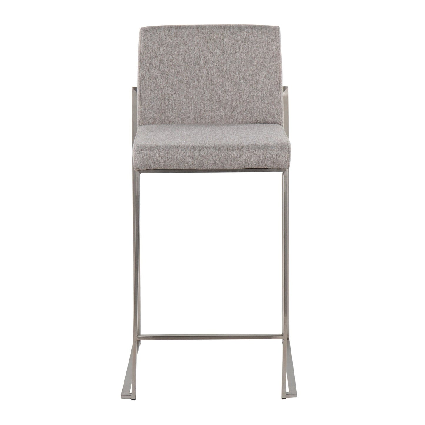 Majestic Office Furniture High Back 26" Fixed-Height Counter Stool - Set of 2