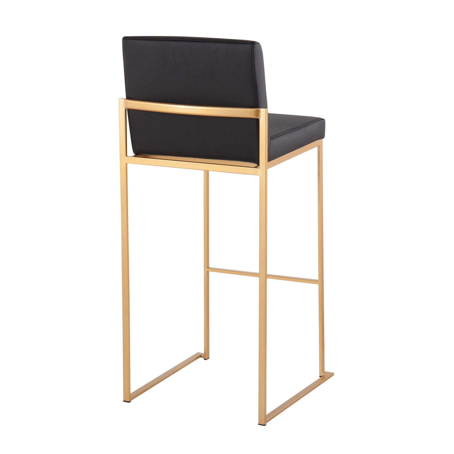 Majestic Office Furniture High Back 30" Fixed-Height Barstool - Set of 2