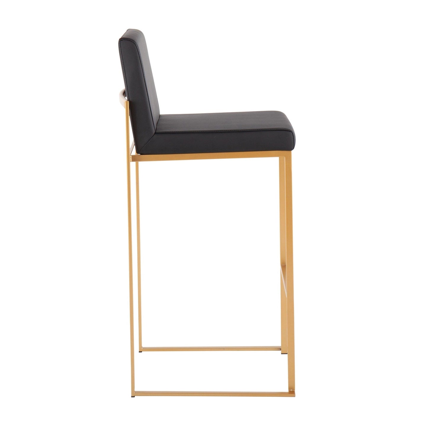 Majestic Office Furniture High Back 30" Fixed-Height Barstool - Set of 2