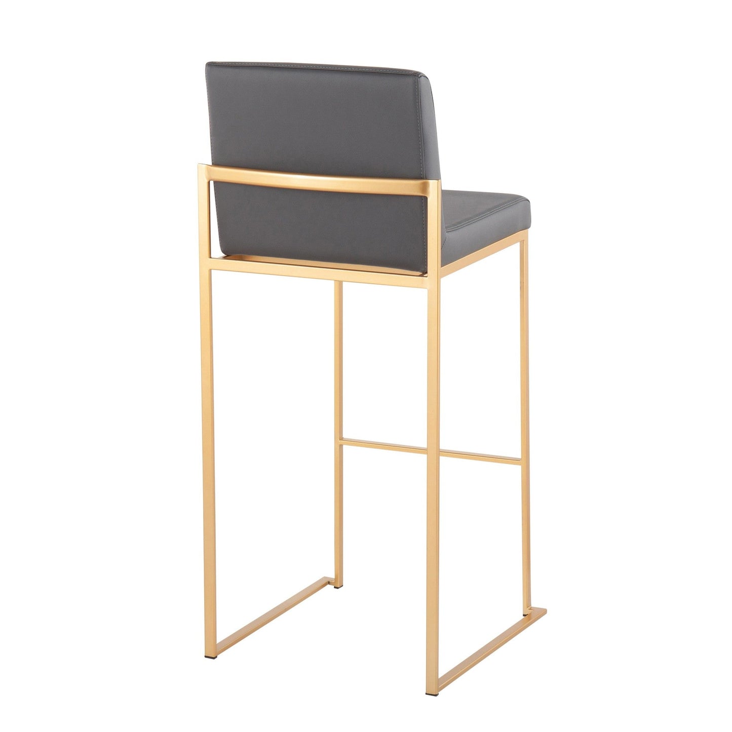 Majestic Office Furniture High Back 30" Fixed-Height Barstool - Set of 2