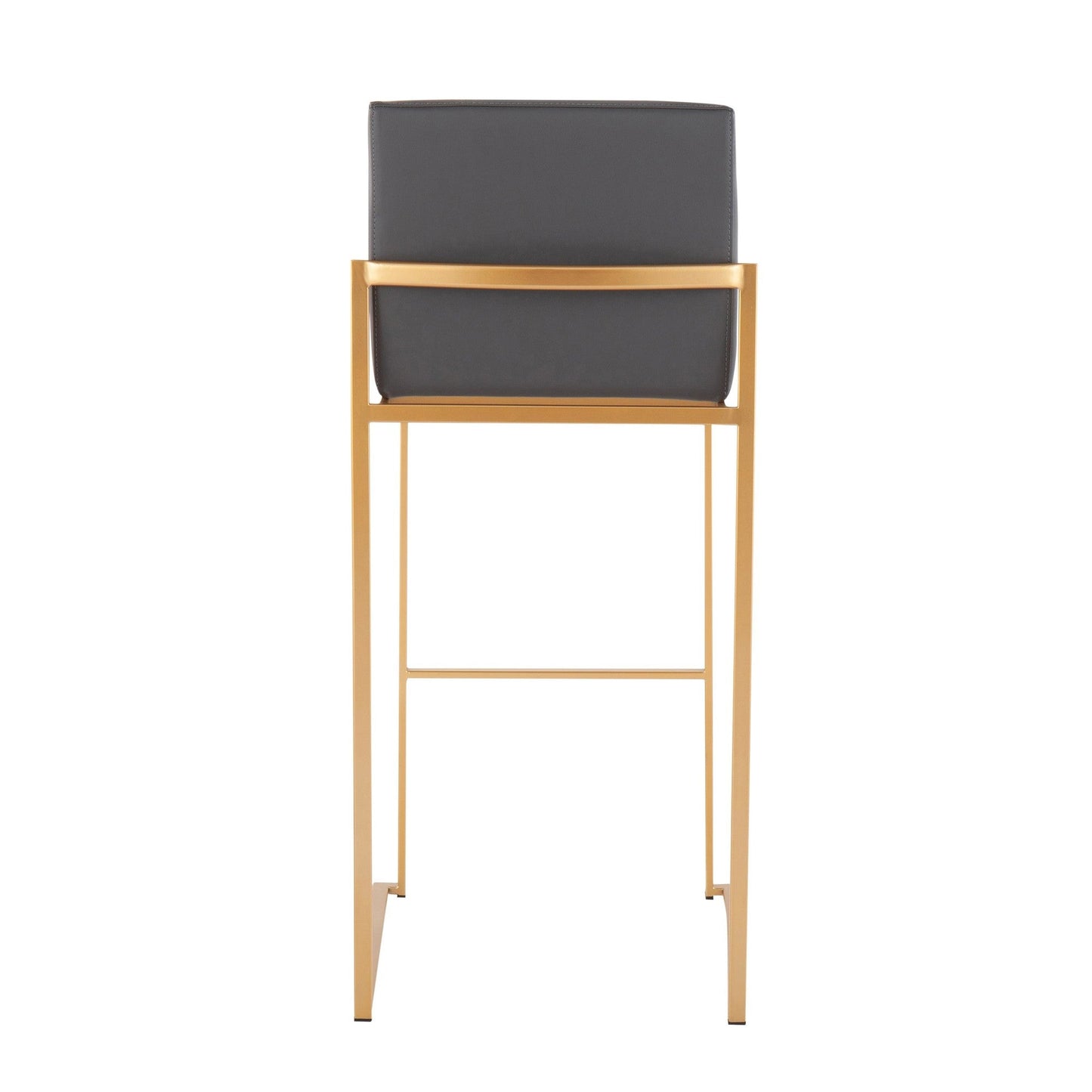 Majestic Office Furniture High Back 30" Fixed-Height Barstool - Set of 2