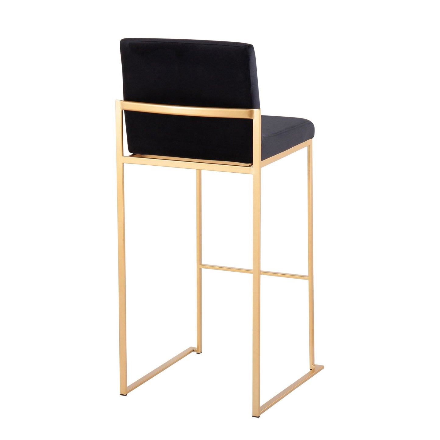 Majestic Office Furniture High Back 30" Fixed-Height Barstool - Set of 2