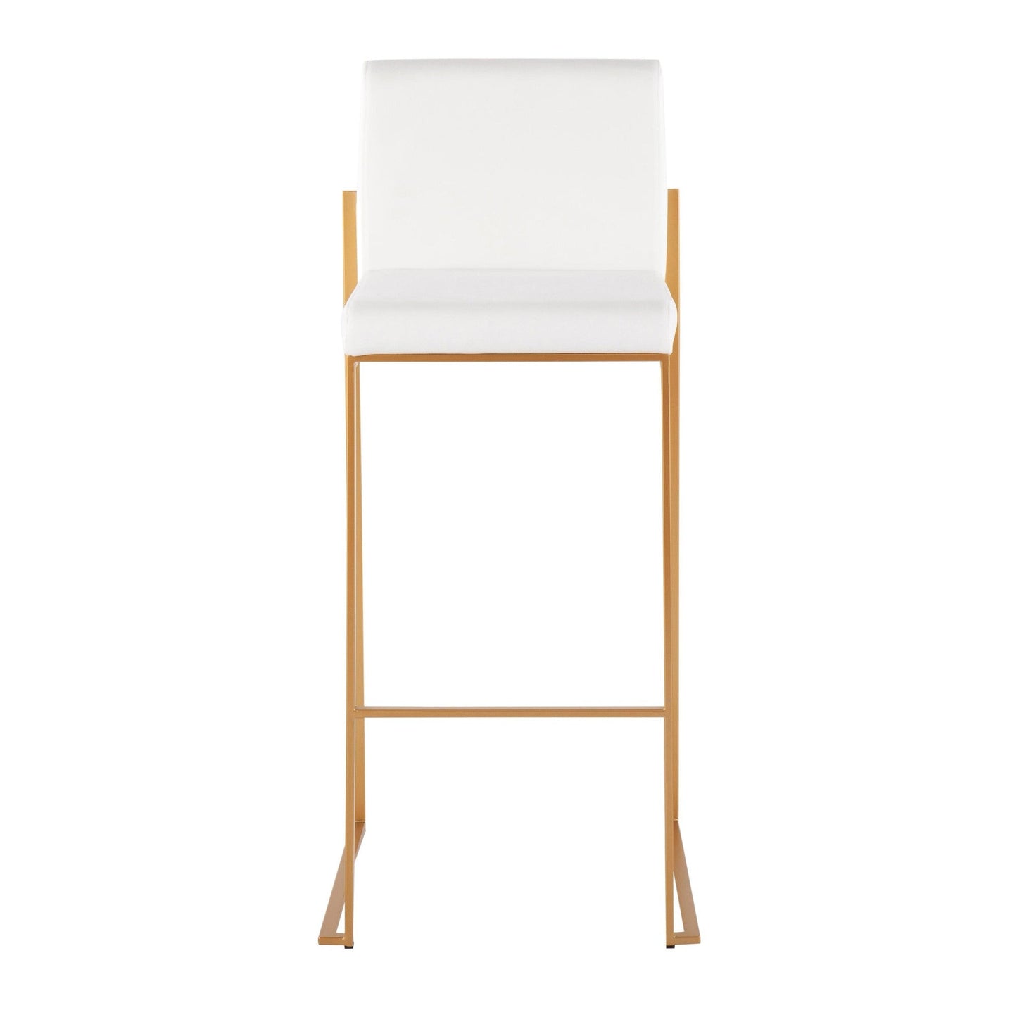 Majestic Office Furniture High Back 30" Fixed-Height Barstool - Set of 2
