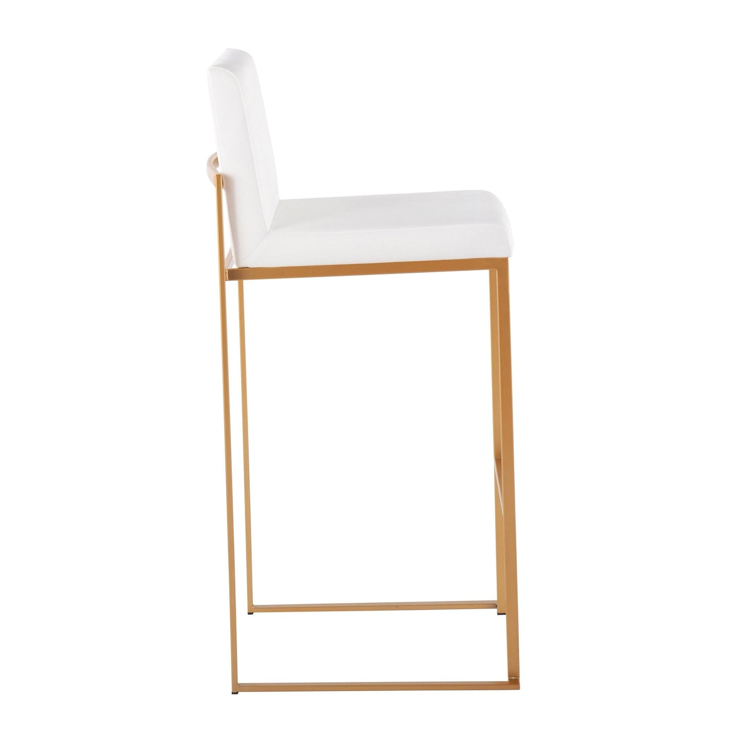 Majestic Office Furniture High Back 30" Fixed-Height Barstool - Set of 2