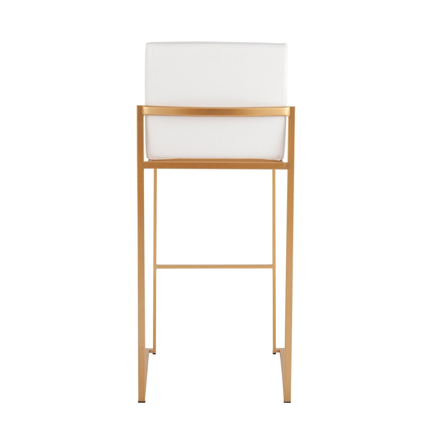 Majestic Office Furniture High Back 30" Fixed-Height Barstool - Set of 2