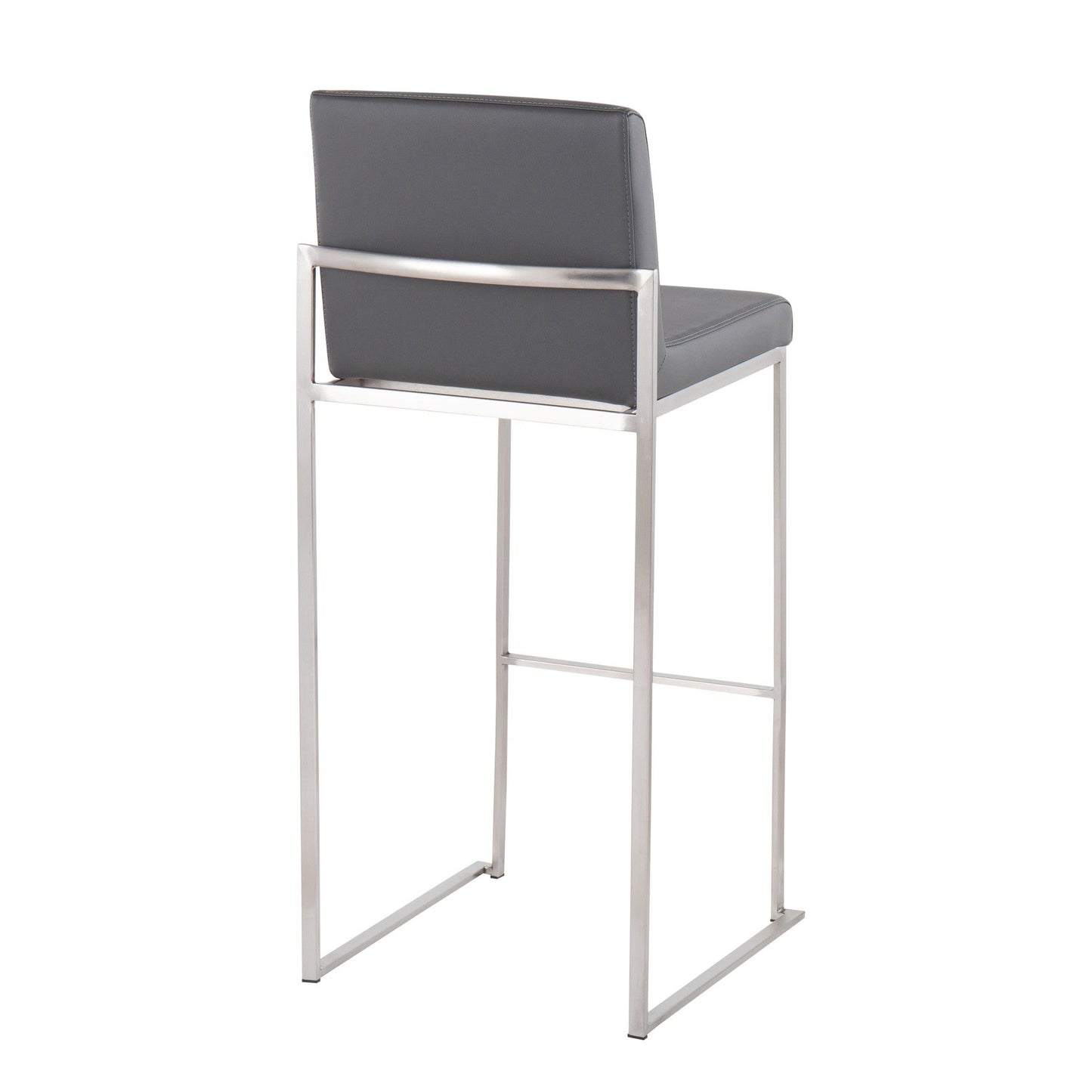 Majestic Office Furniture High Back 30" Fixed-Height Barstool - Set of 2