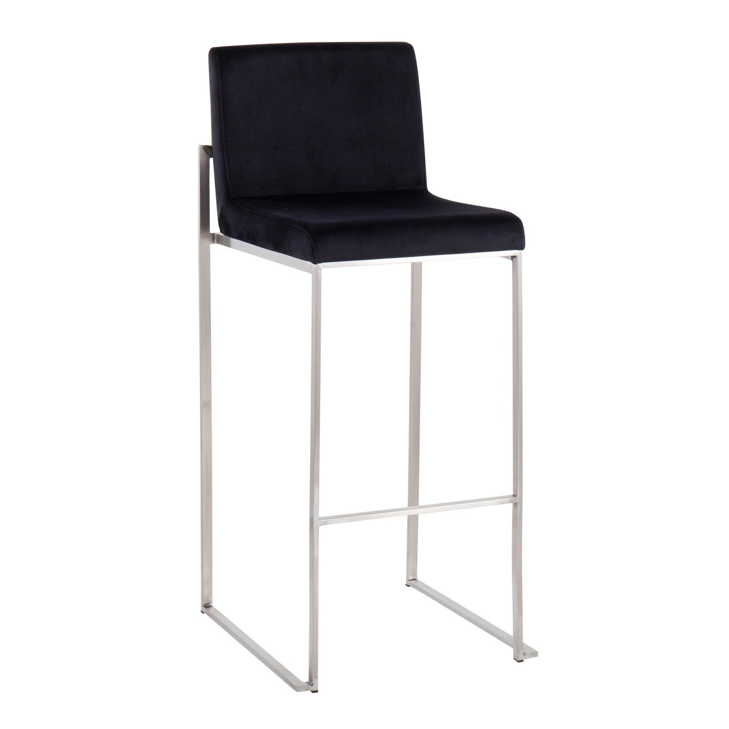 Majestic Office Furniture High Back 30" Fixed-Height Barstool - Set of 2