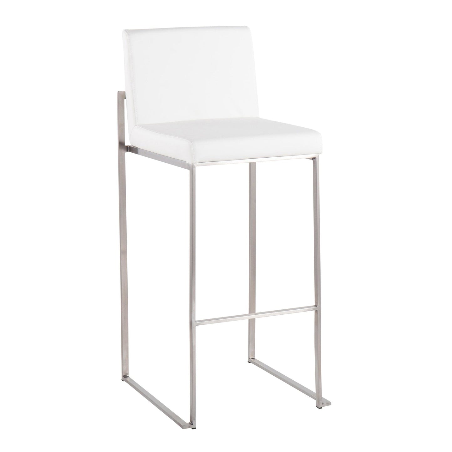 Majestic Office Furniture High Back 30" Fixed-Height Barstool - Set of 2