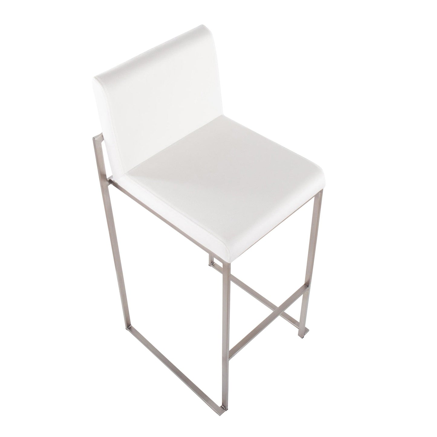 Majestic Office Furniture High Back 30" Fixed-Height Barstool - Set of 2