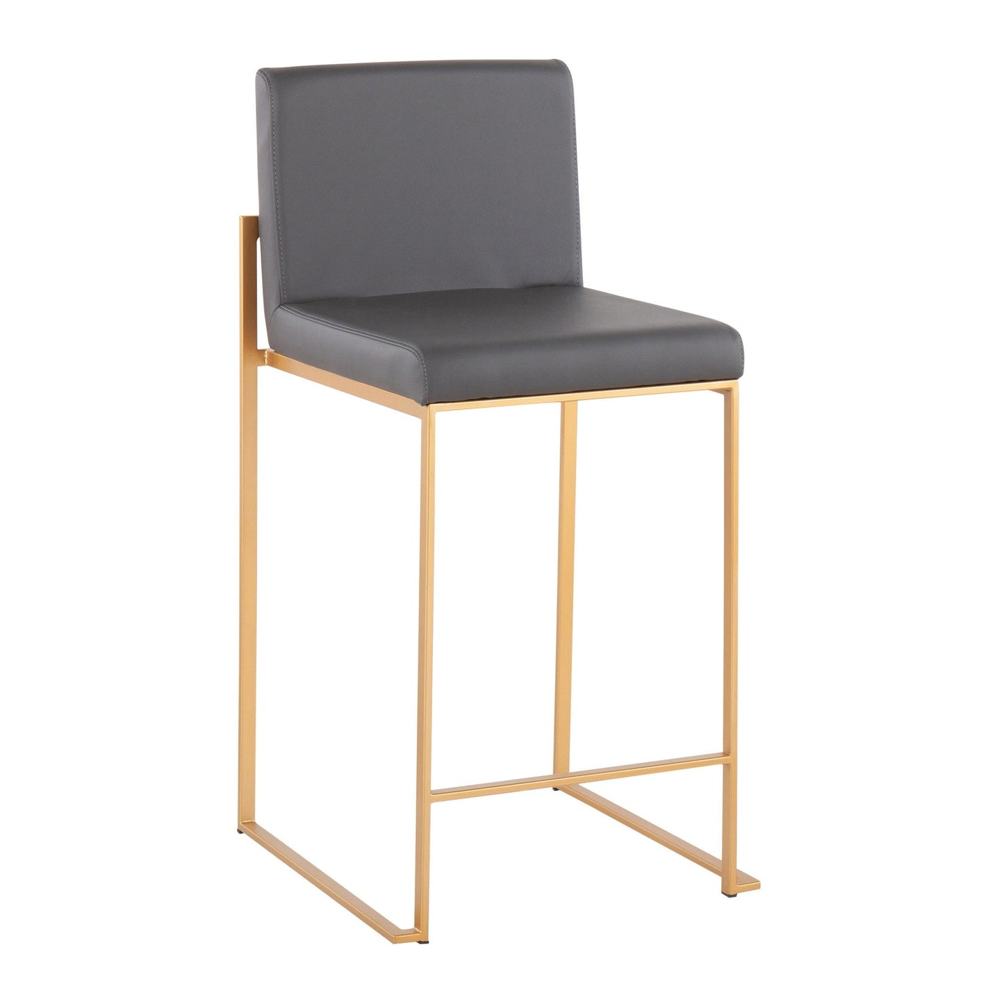 Majestic Office Furniture High Back 26" Fixed-Height Counter Stool - Set of 2