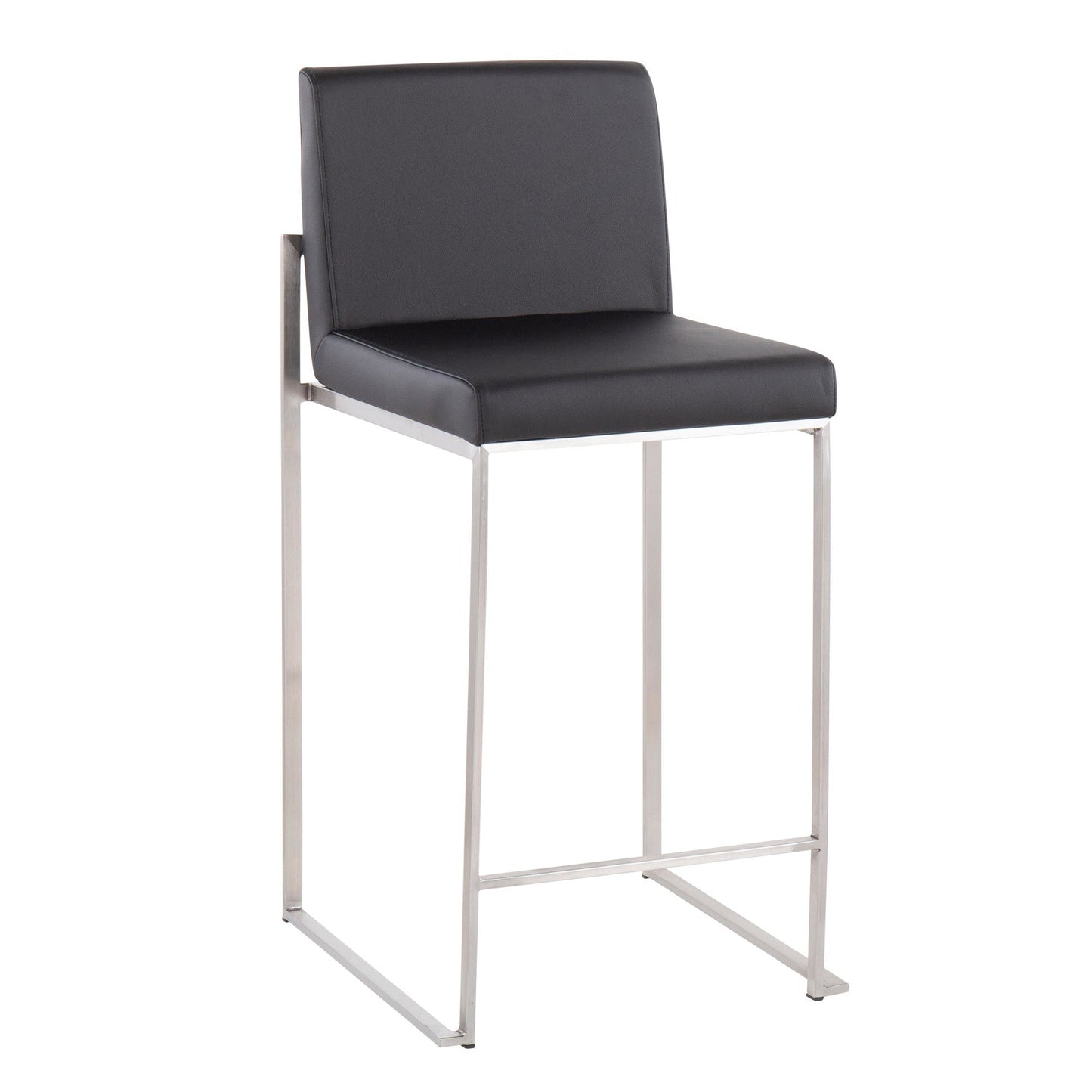 Majestic Office Furniture High Back 26" Fixed-Height Counter Stool - Set of 2