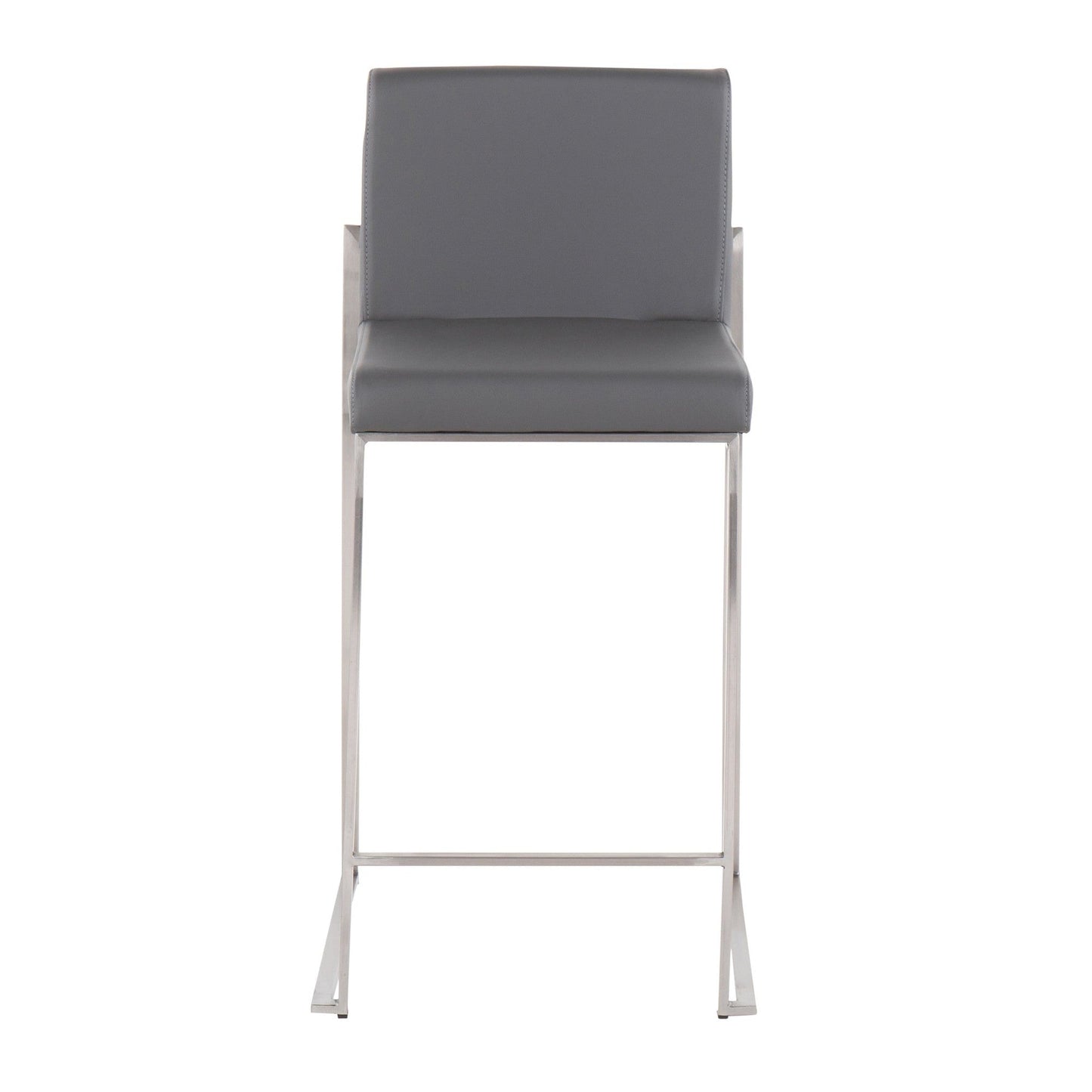 Majestic Office Furniture High Back 26" Fixed-Height Counter Stool - Set of 2