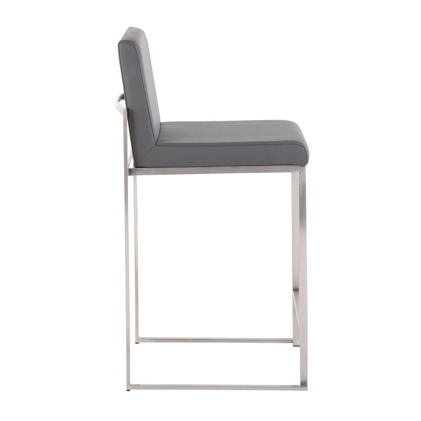 Majestic Office Furniture High Back 26" Fixed-Height Counter Stool - Set of 2