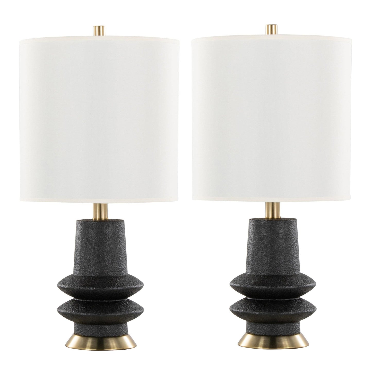 Majestic Office Furniture 26" Polyresin Table Lamp - Set of 2