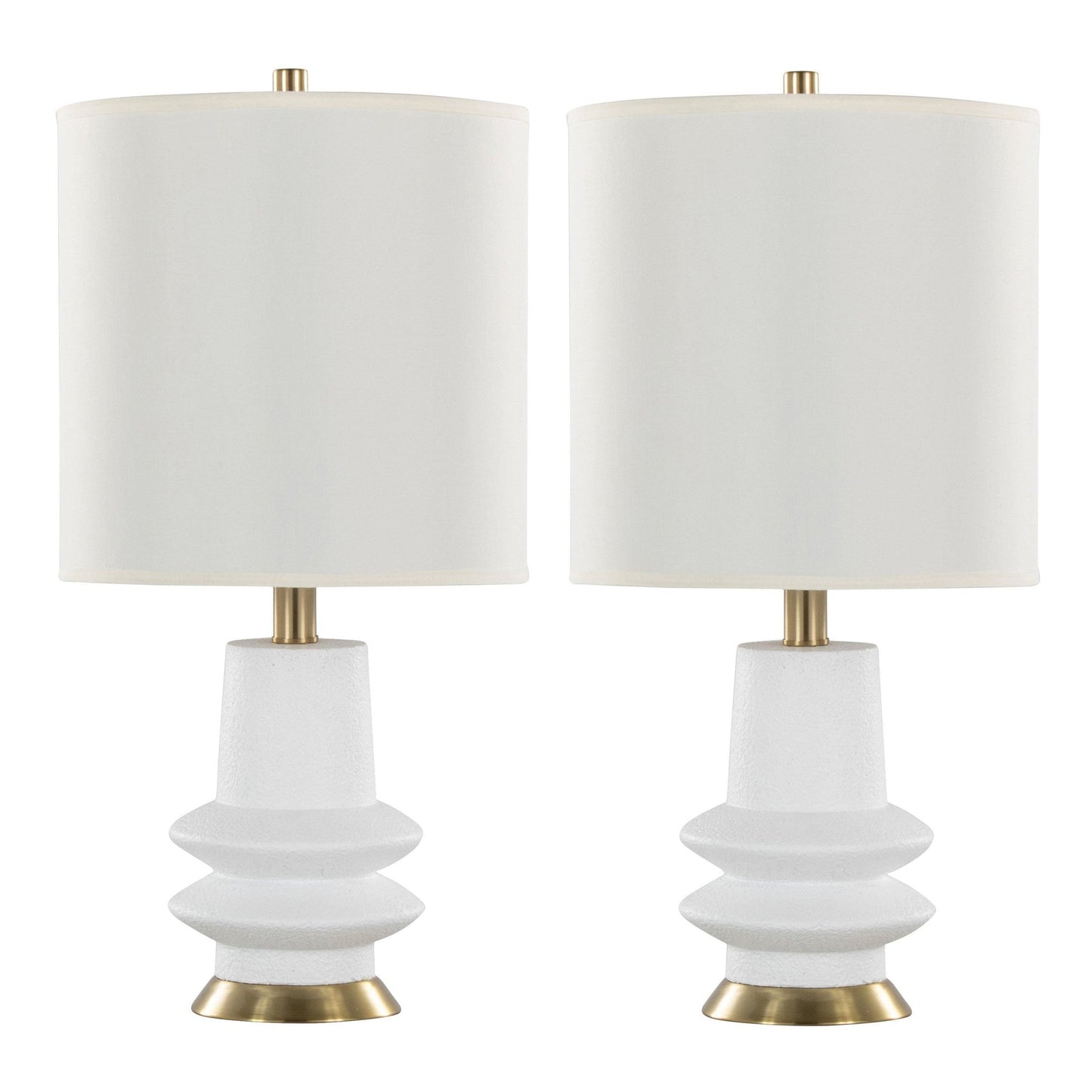 Majestic Office Furniture 26" Polyresin Table Lamp - Set of 2