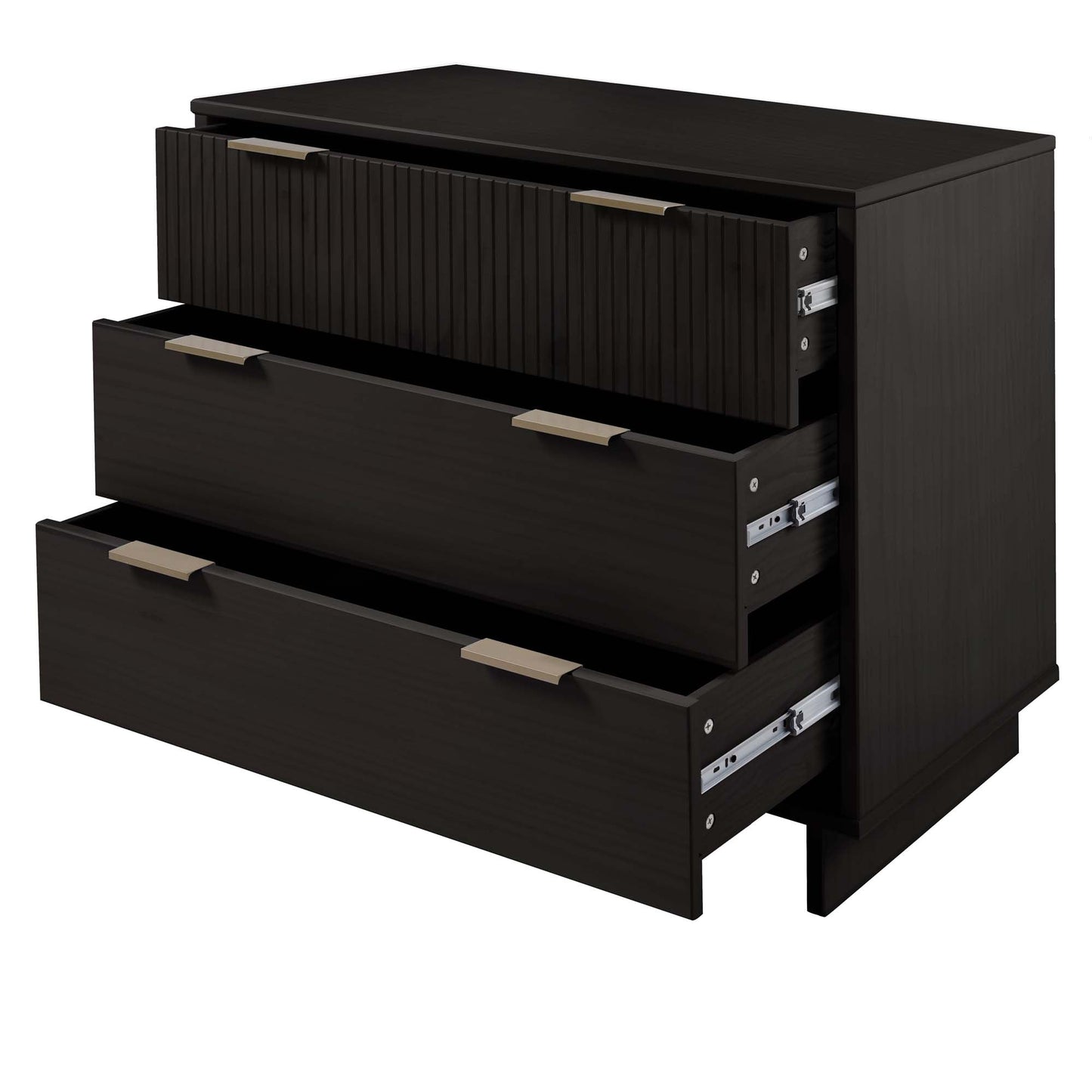 Manhattan Comfort 3-Piece Granville Dresser Set - Tall Narrow, Standard, Double Dresser