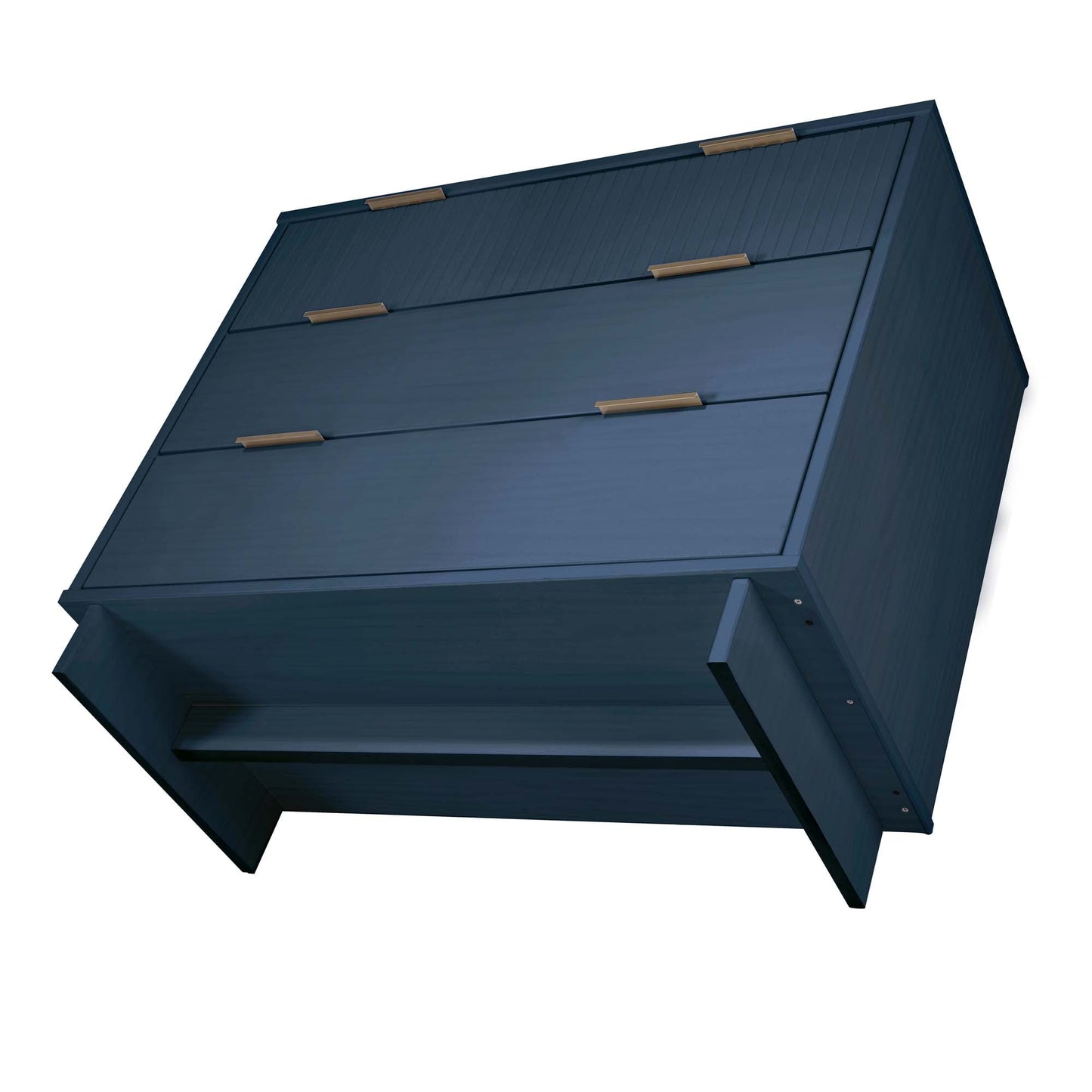 Manhattan Comfort 3-Piece Granville Dresser Set - Tall Narrow, Standard, Double Dresser