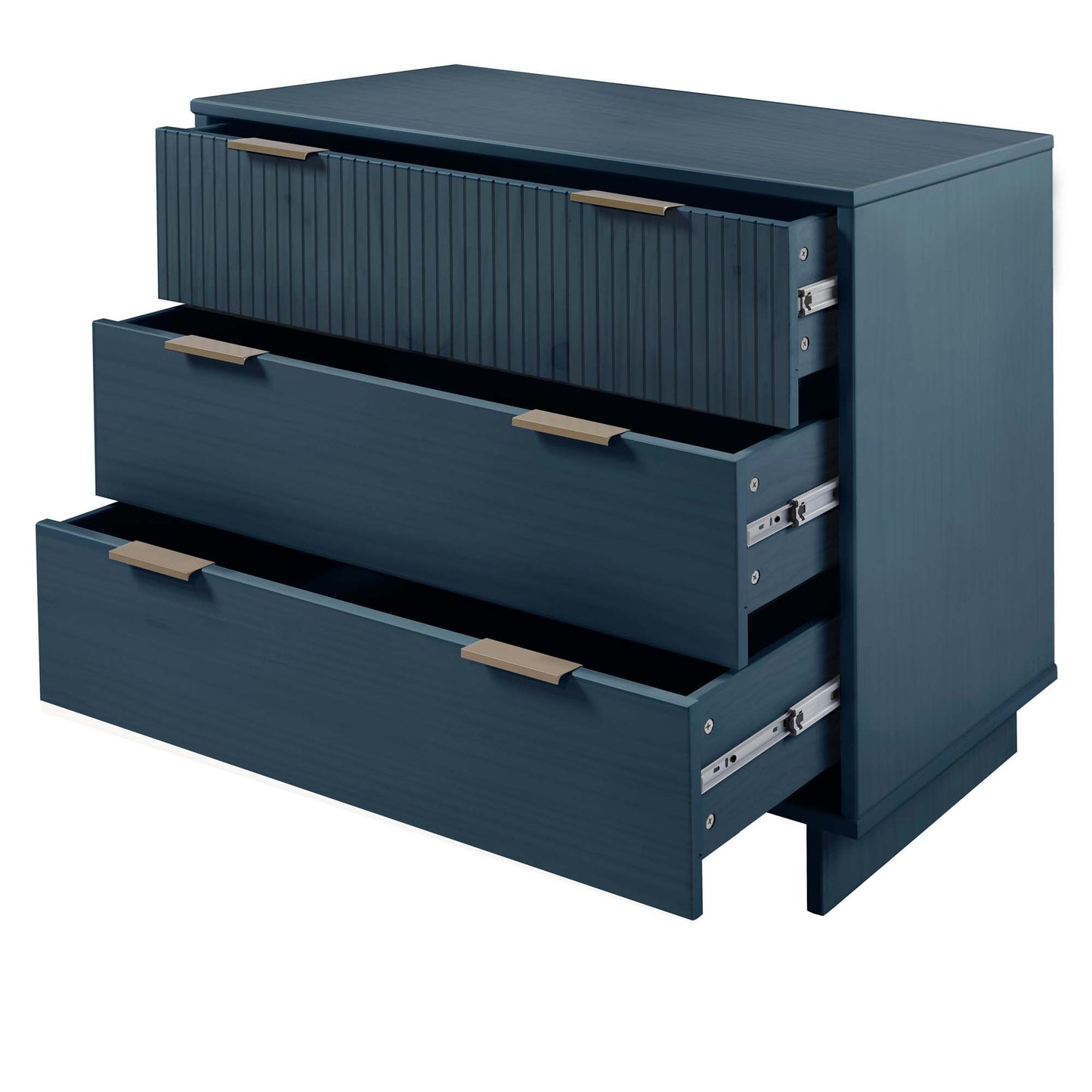 Manhattan Comfort 3-Piece Granville Dresser Set - Tall Narrow, Standard, Double Dresser