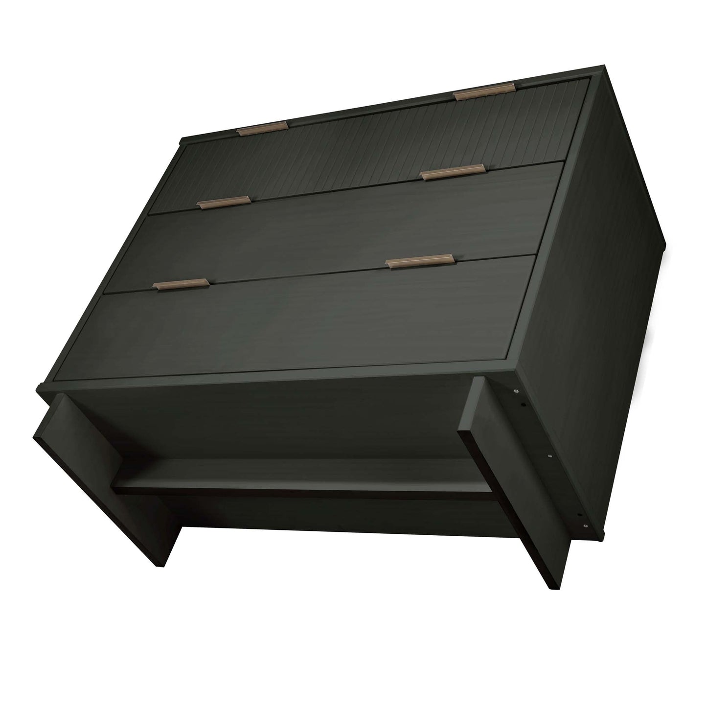 Manhattan Comfort 3-Piece Granville Dresser Set - Tall Narrow, Standard, Double Dresser