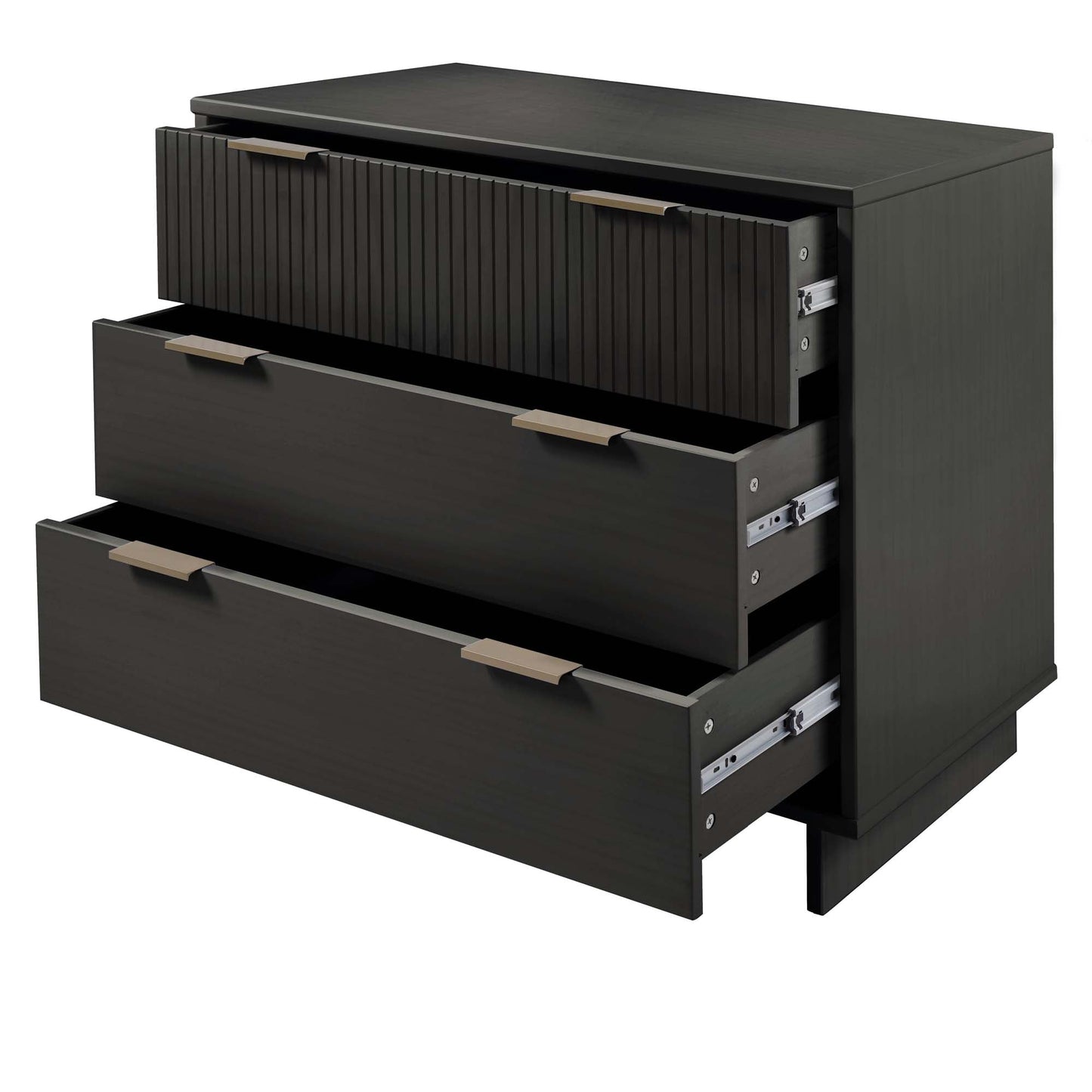 Manhattan Comfort 3-Piece Granville Dresser Set - Tall Narrow, Standard, Double Dresser
