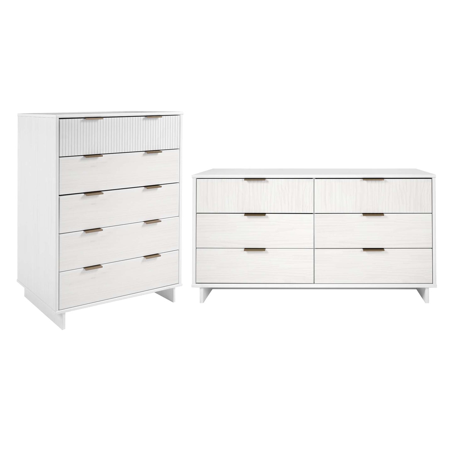 Manhattan Comfort 2-Piece Granville Chest and Double Dresser
