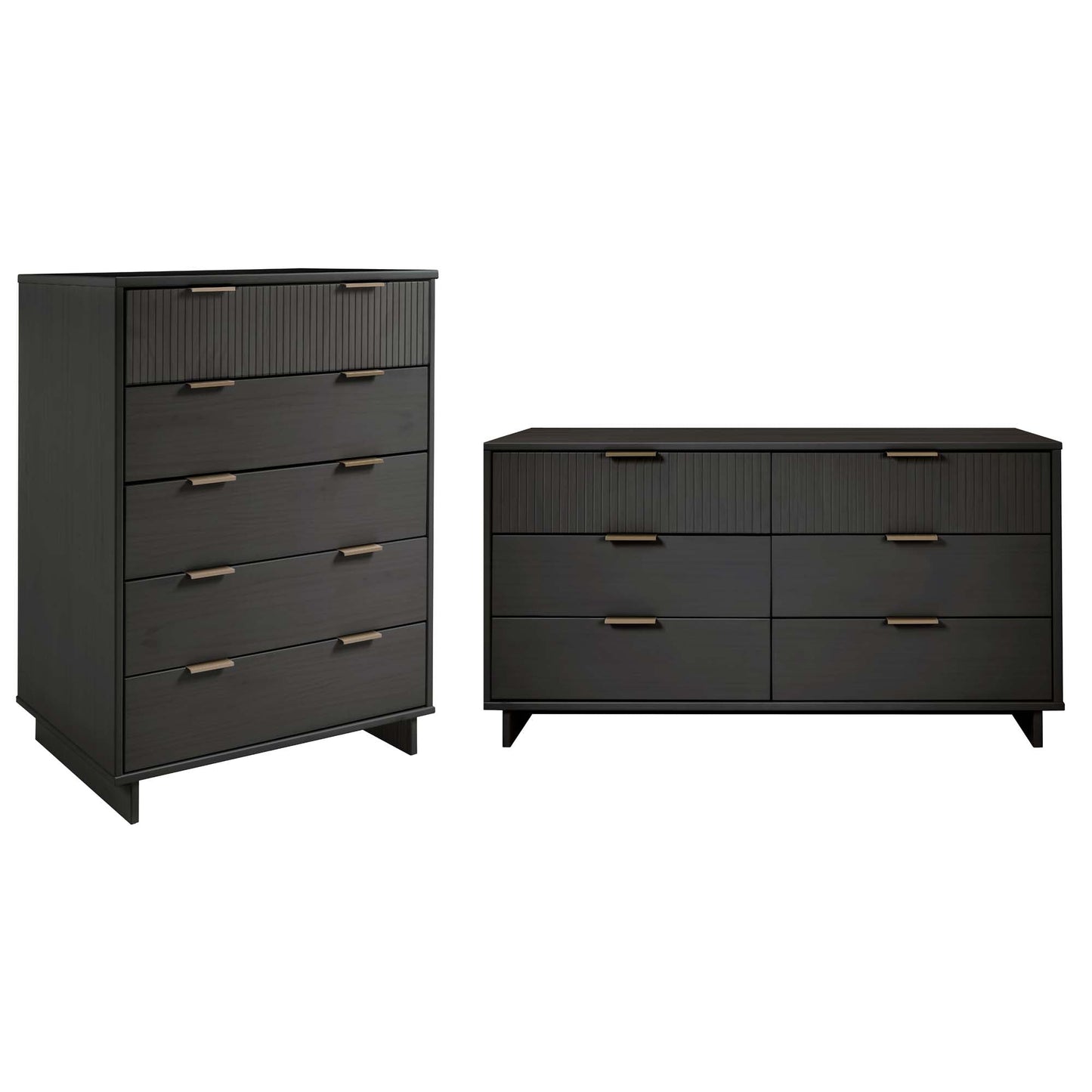 Manhattan Comfort 2-Piece Granville Chest and Double Dresser