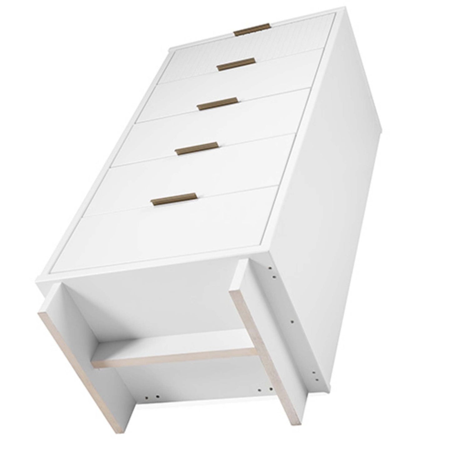 Manhattan Comfort 3-Piece Granville Dresser Set - Tall Narrow, Double Dresser, and Nightstand