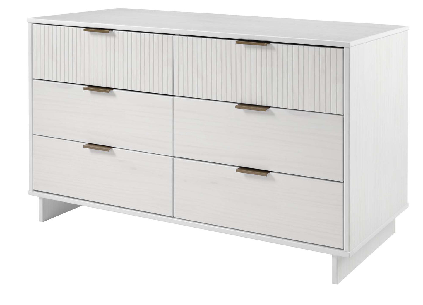 Manhattan Comfort 3-Piece Granville Dresser Set - Tall Narrow, Double Dresser, and Nightstand