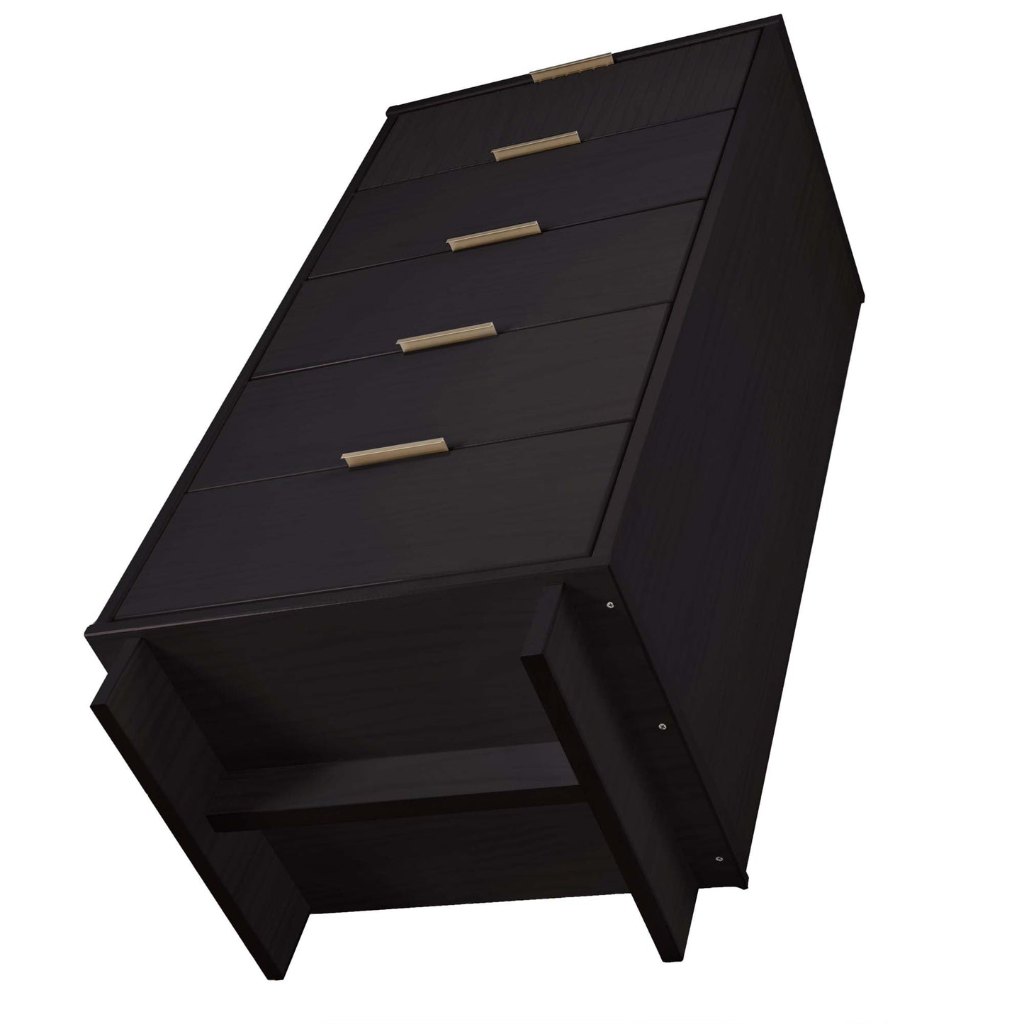 Manhattan Comfort 3-Piece Granville Dresser Set - Tall Narrow, Double Dresser, and Nightstand