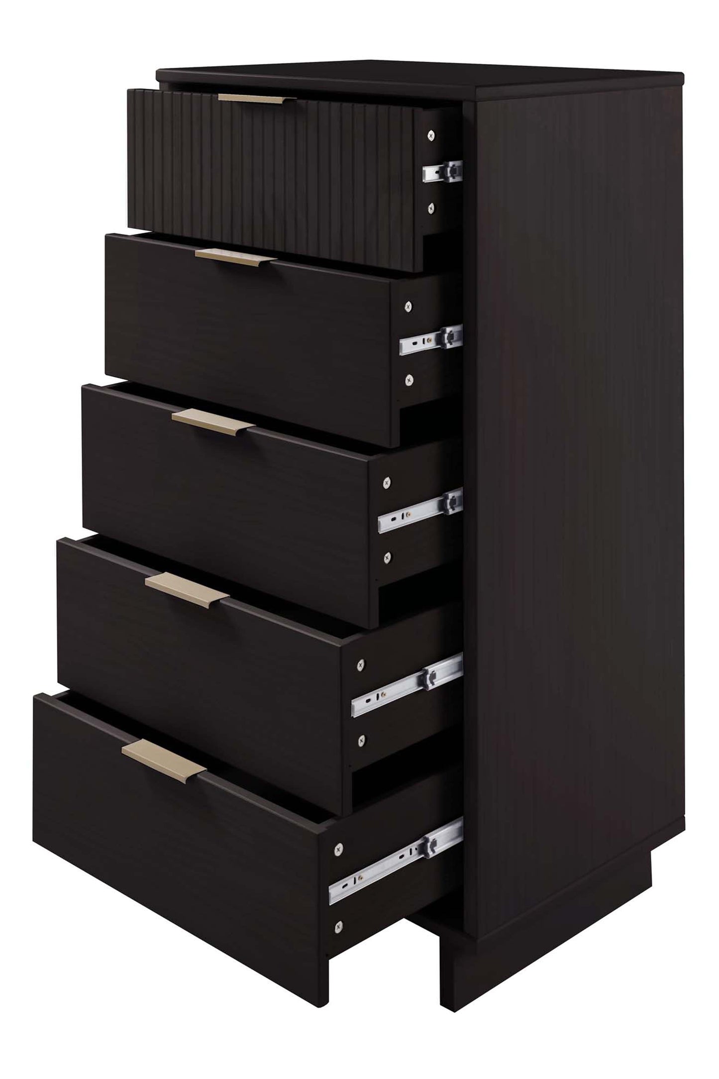 Manhattan Comfort 3-Piece Granville Dresser Set - Tall Narrow, Double Dresser, and Nightstand