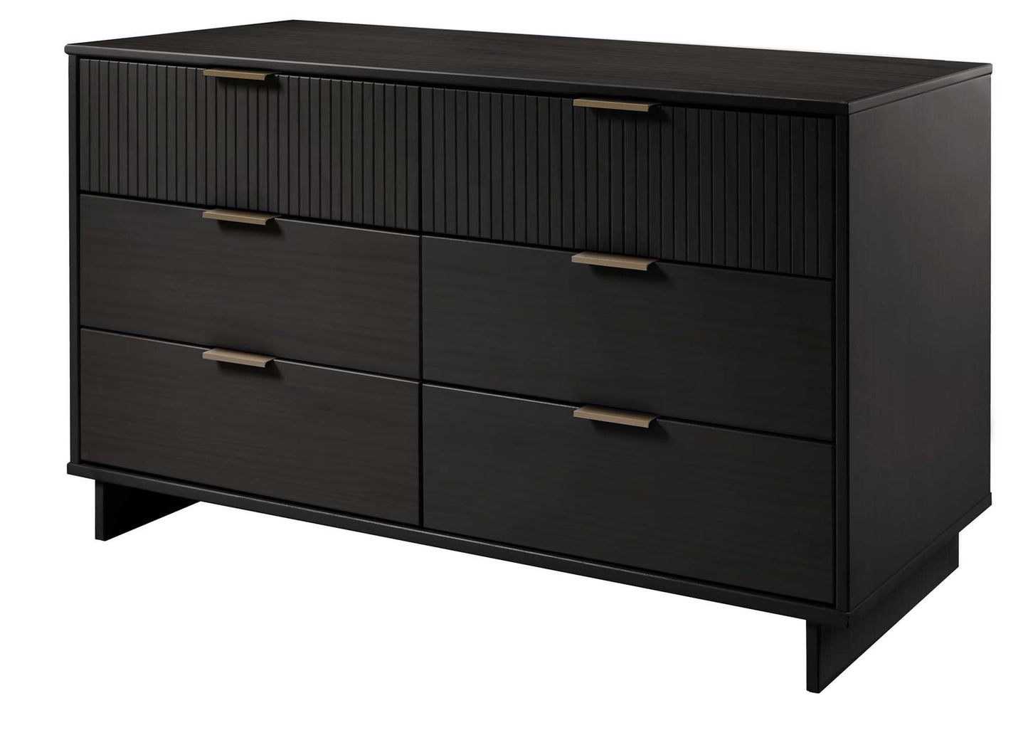 Manhattan Comfort 3-Piece Granville Dresser Set - Tall Narrow, Double Dresser, and Nightstand