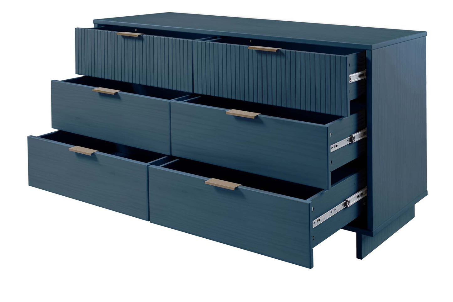 Manhattan Comfort 3-Piece Granville Dresser Set - Tall Narrow, Double Dresser, and Nightstand
