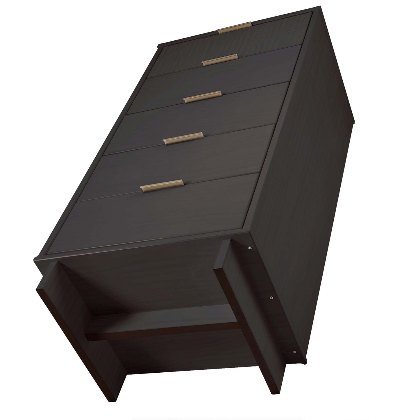Manhattan Comfort 3-Piece Granville Dresser Set - Tall Narrow, Double Dresser, and Nightstand