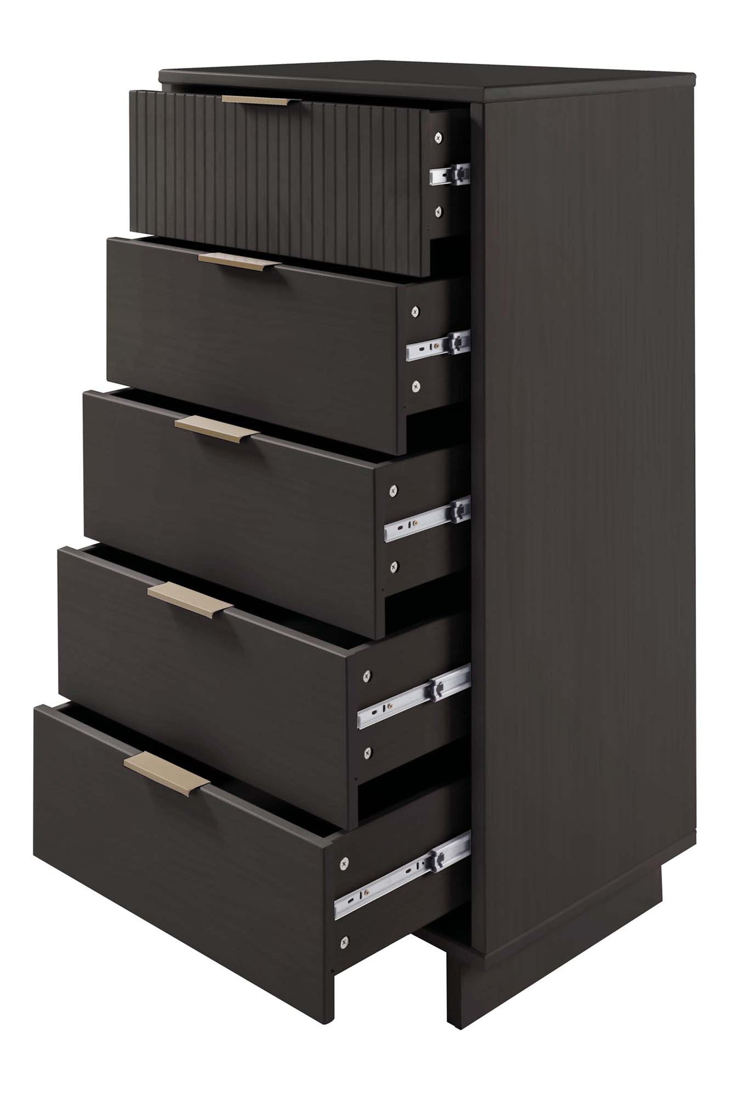 Manhattan Comfort 3-Piece Granville Dresser Set - Tall Narrow, Double Dresser, and Nightstand