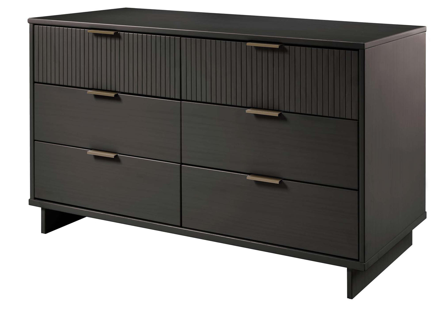 Manhattan Comfort 3-Piece Granville Dresser Set - Tall Narrow, Double Dresser, and Nightstand