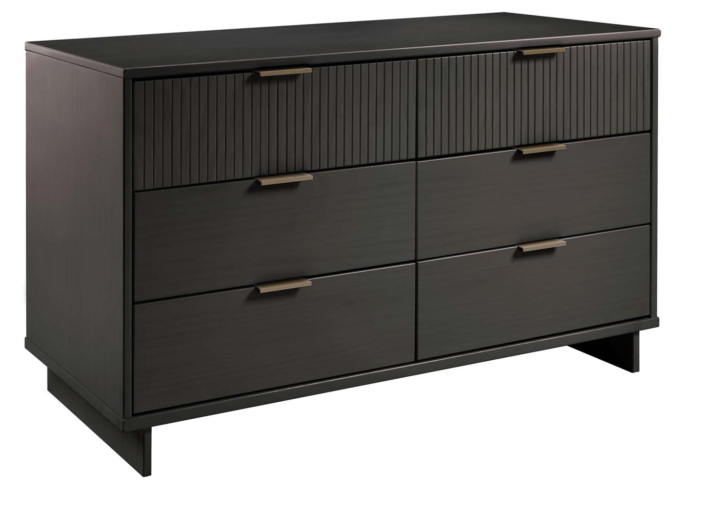 Manhattan Comfort 3-Piece Granville Dresser Set - Tall Narrow, Double Dresser, and Nightstand