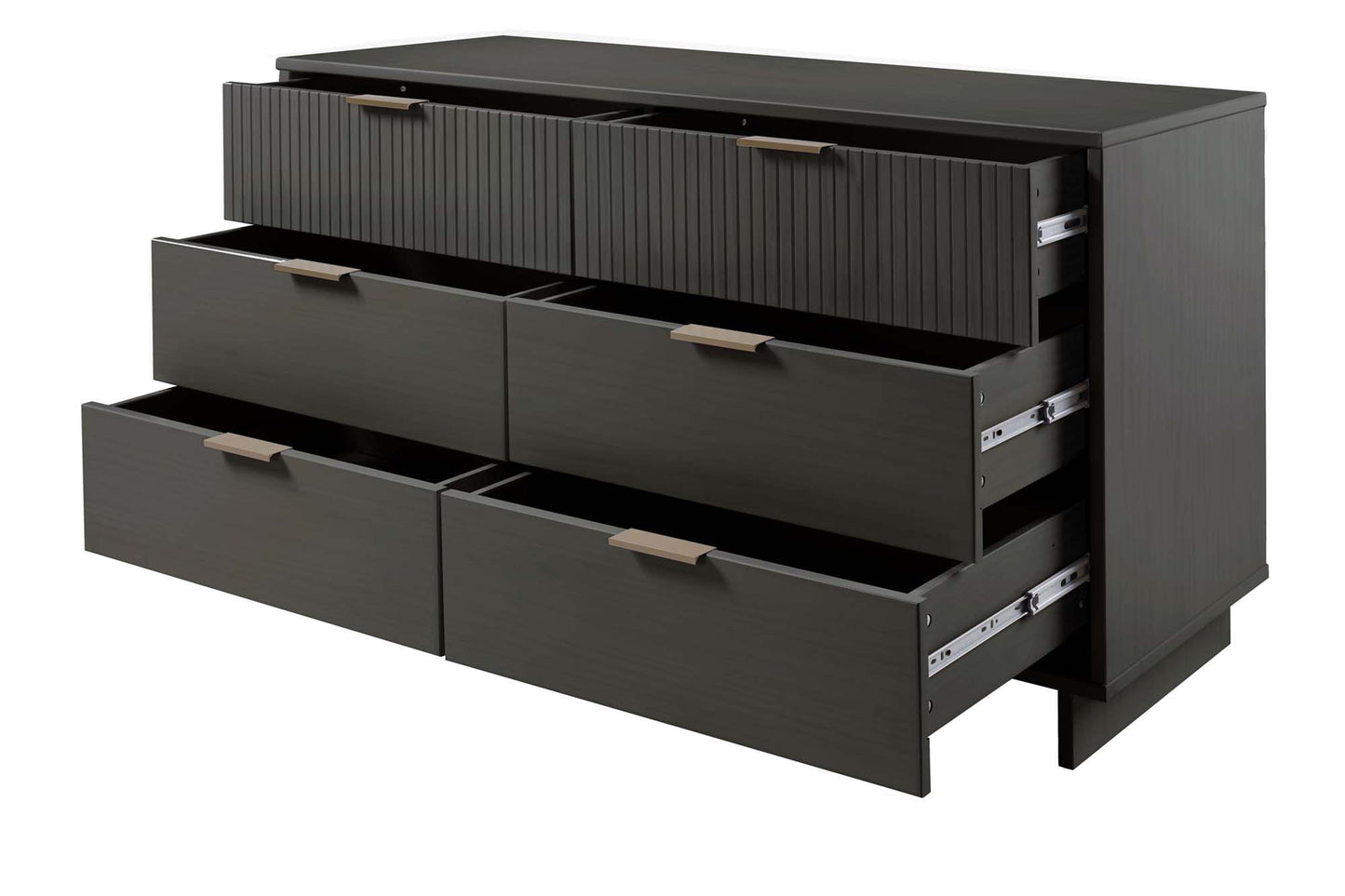 Manhattan Comfort 3-Piece Granville Dresser Set - Tall Narrow, Double Dresser, and Nightstand