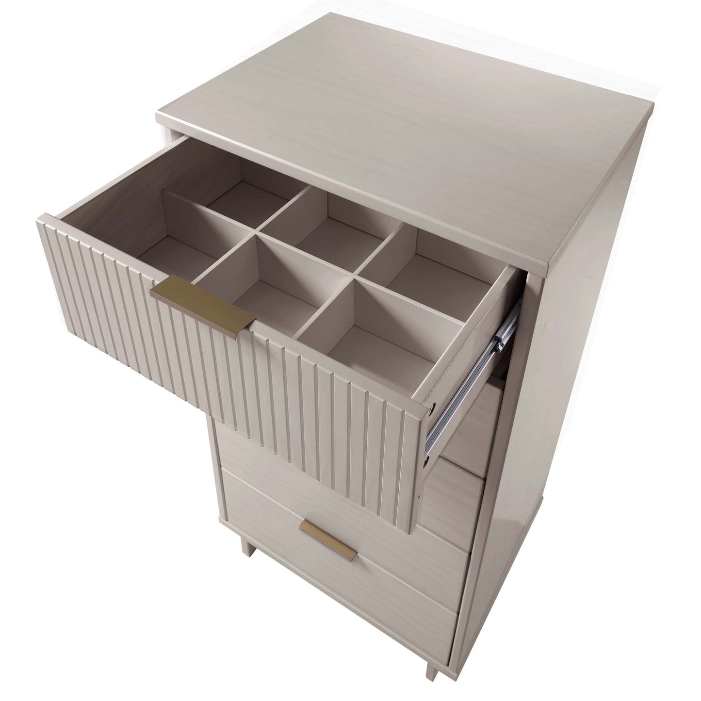 Manhattan Comfort 3-Piece Granville Dresser Set - Tall Narrow, Double Dresser, and Nightstand