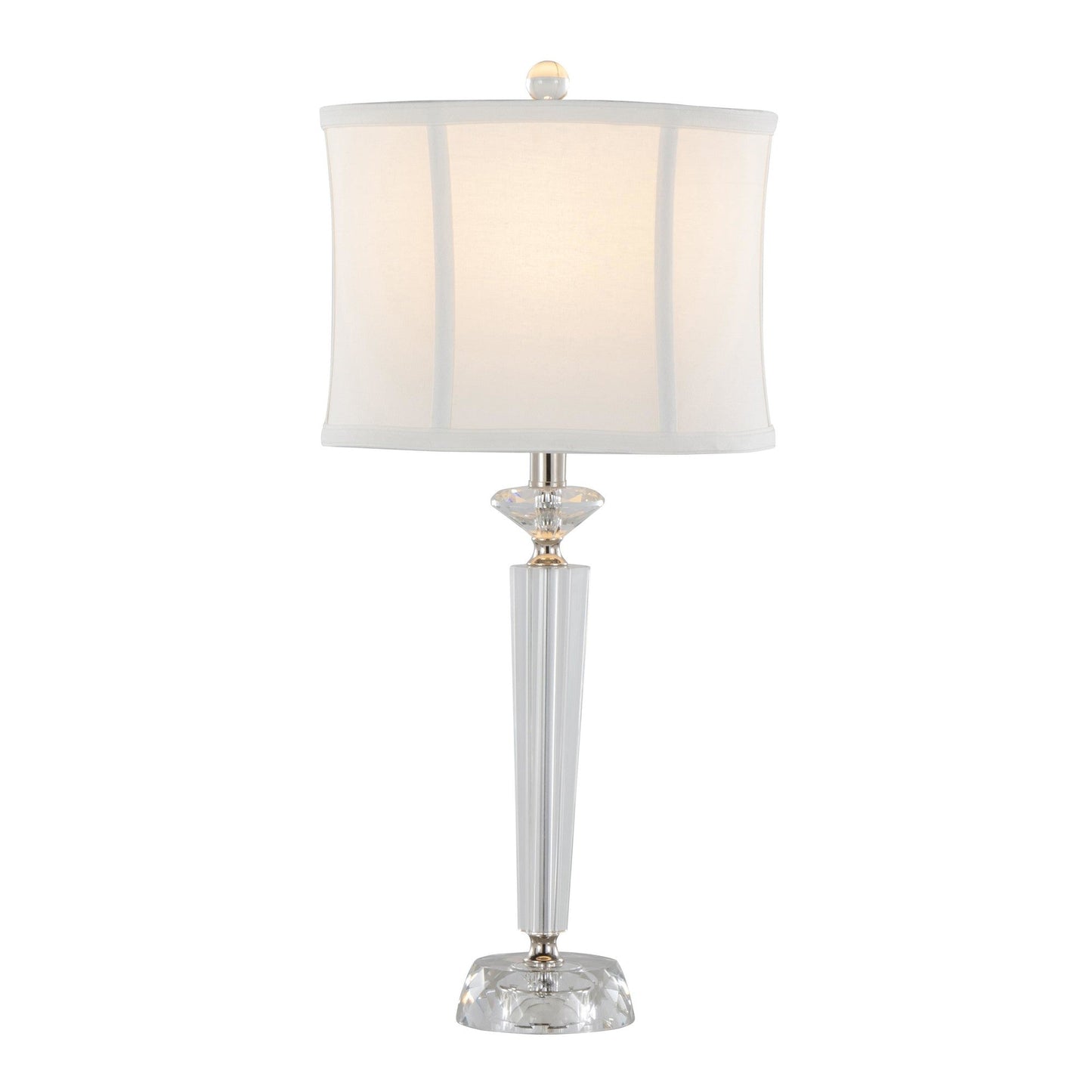 Lumisource Diamond Torch 25" Crystal Table Lamp - Set of 2