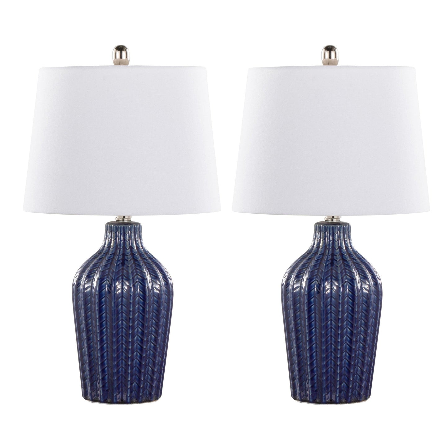 Majestic Office Furniture 23" Ceramic Table Lamp - Set of 2