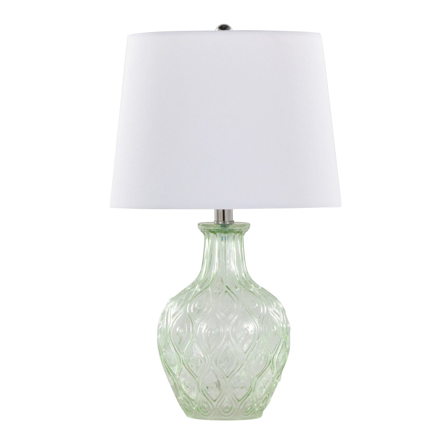 Lumisource Gloria Round 20" Glass Accent Lamp - Set of 2