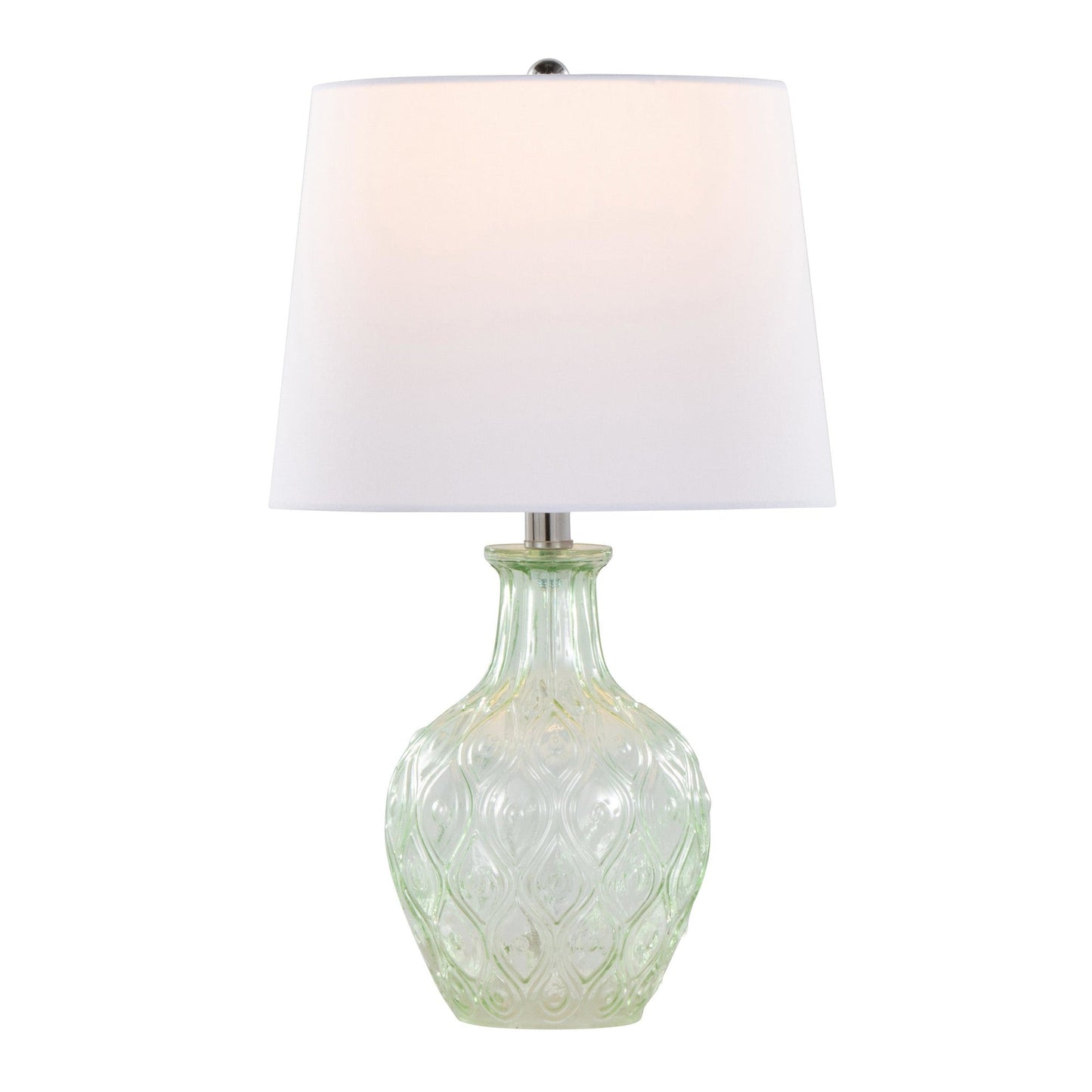 Lumisource Gloria Round 20" Glass Accent Lamp - Set of 2