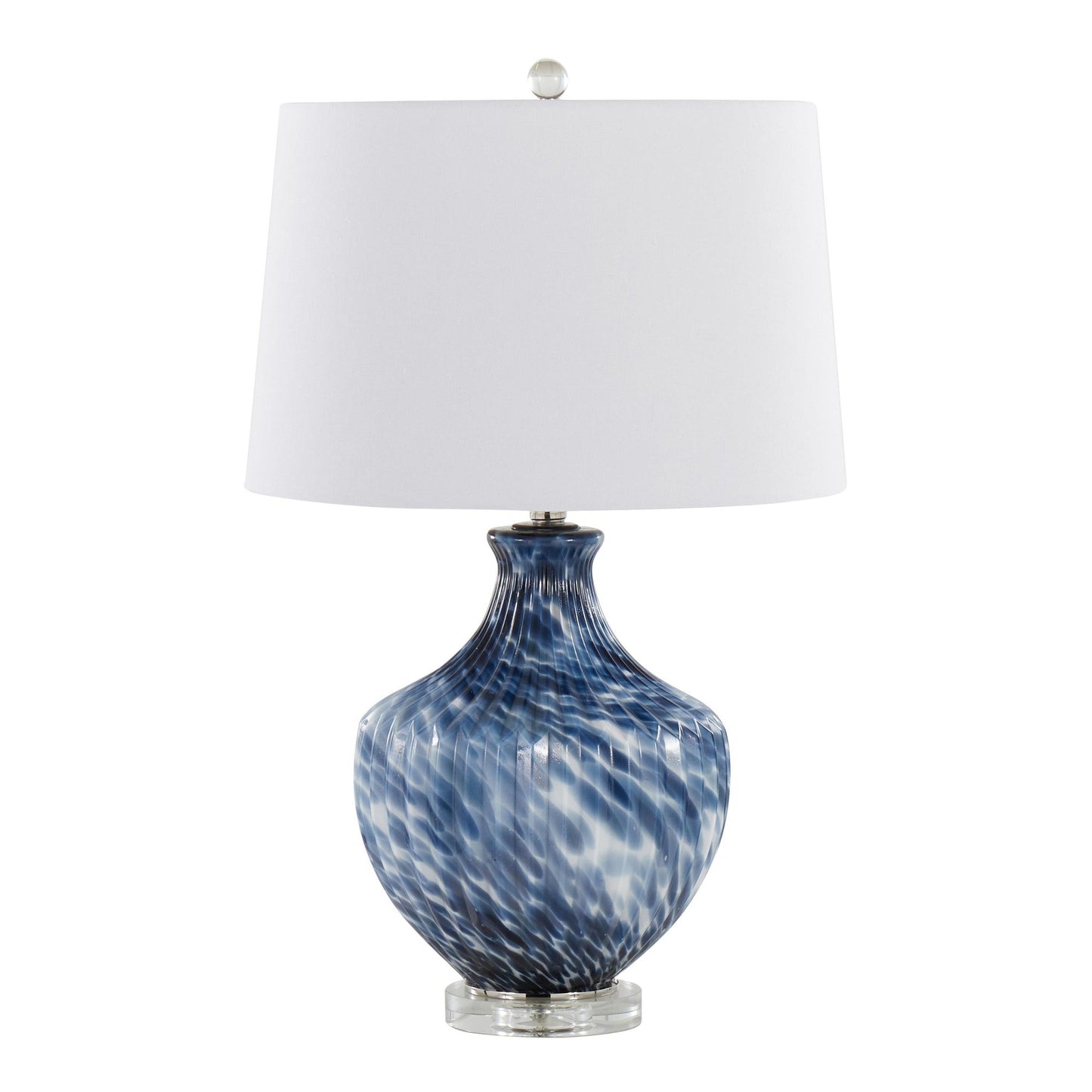 Majestic Office Furniture 27" Glass Table Lamp - Set of 2