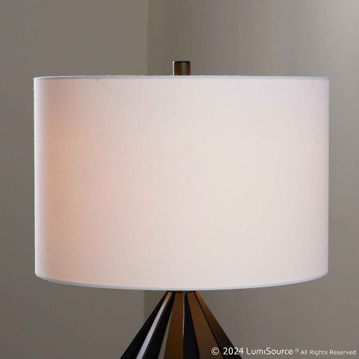 Lumisource Geome Tri 28" Metal Table Lamp - Set of 2