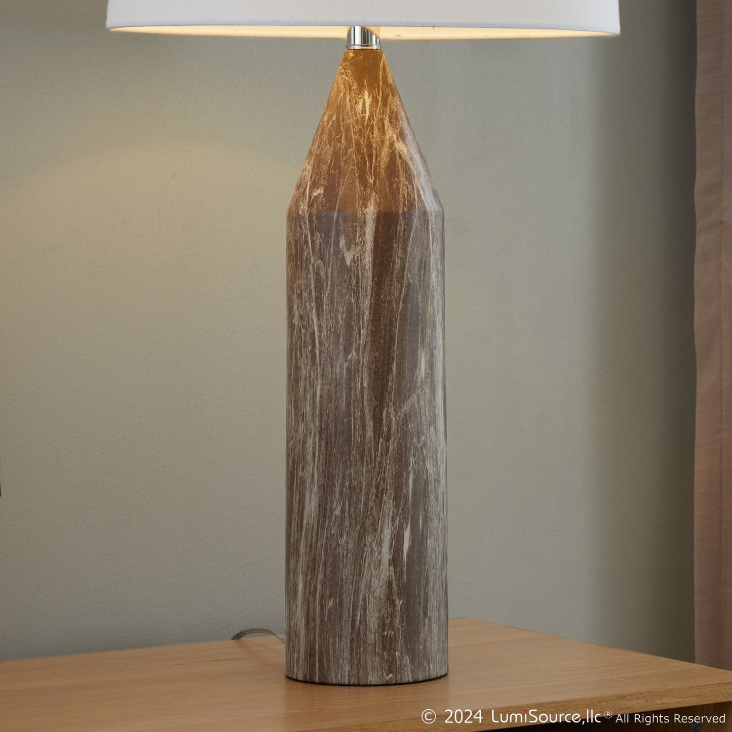 Lumisource Point 30" Metal Table Lamp - Set of 2